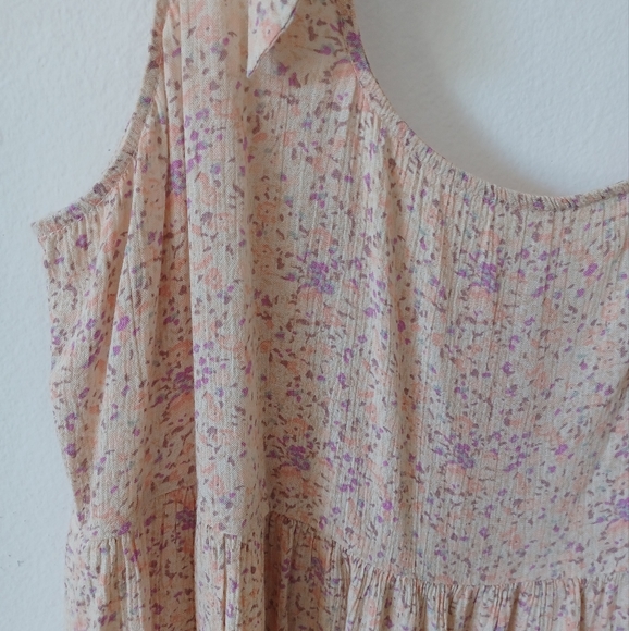 ⛔️SALE PENDING⛔️🆕NWT AE Floral Tie-Strap Babydoll Dress in 'Pink' - Picture 11 of 16